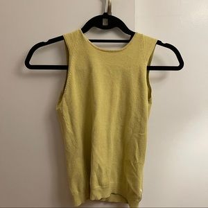 Armani Exchange Yellow Tank Top